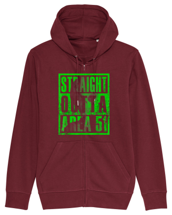 Straight Outta Area 51 Retro Vintage  Burgundy
