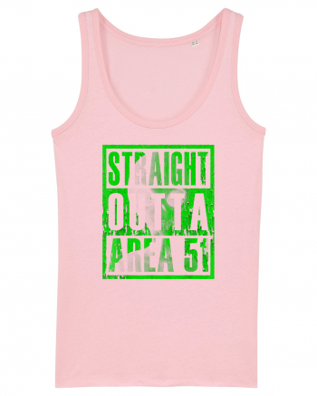 Straight Outta Area 51 Retro Vintage  Cotton Pink