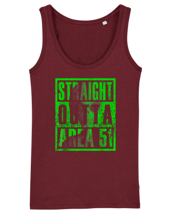 Straight Outta Area 51 Retro Vintage  Burgundy