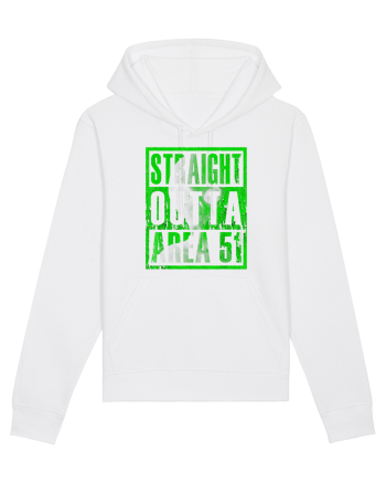Straight Outta Area 51 Retro Vintage  White