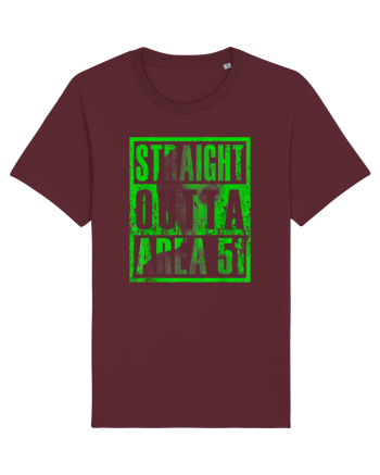 Straight Outta Area 51 Retro Vintage  Burgundy