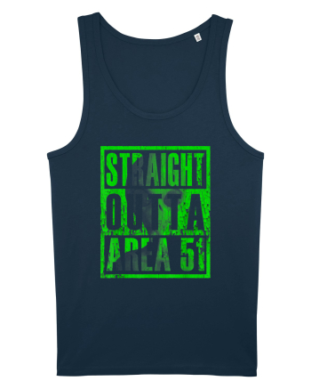Straight Outta Area 51 Retro Vintage  Navy