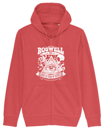 Roswell Alien Crash Carmine Red
