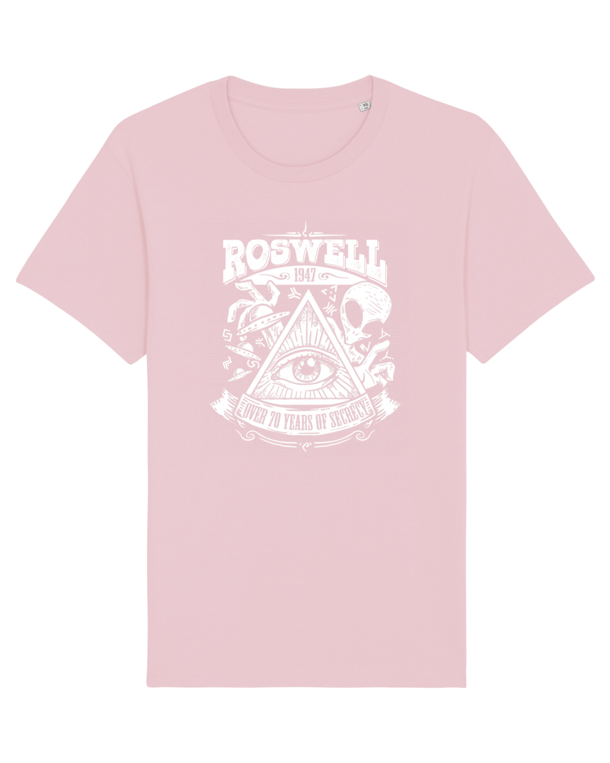 Tricou mânecă scurtă Unisex Rocker Cotton Pink