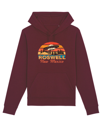 Roswell New Mexico Home of the Alien Crash Site Burgundy