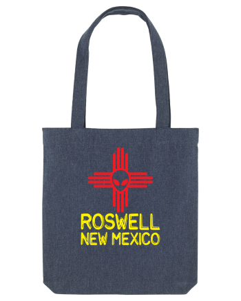Roswell New Mexico Souvenir Zia Symbol Midnight Blue
