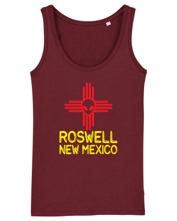 Roswell New Mexico Souvenir Zia Symbol Burgundy