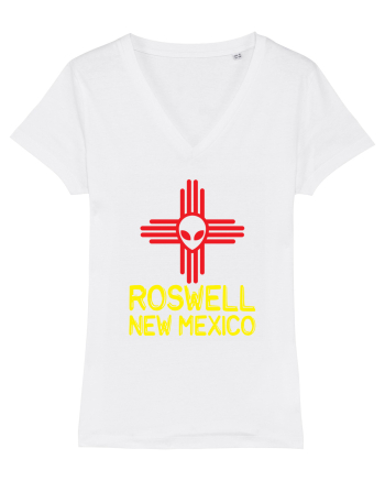 Roswell New Mexico Souvenir Zia Symbol White