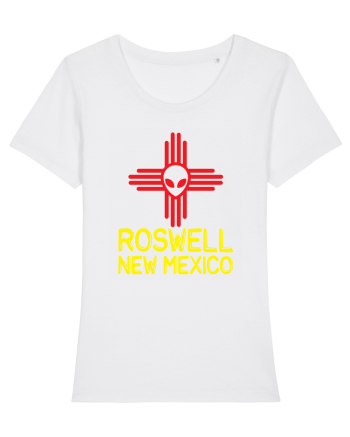 Roswell New Mexico Souvenir Zia Symbol White