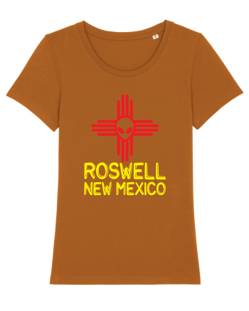 Roswell New Mexico Souvenir Zia Symbol Roasted Orange