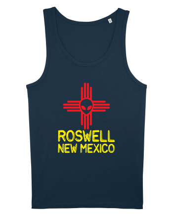 Roswell New Mexico Souvenir Zia Symbol Navy