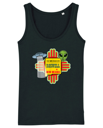 New Mexico UFO Alien Crash Site 1947 Zia Symbol Black