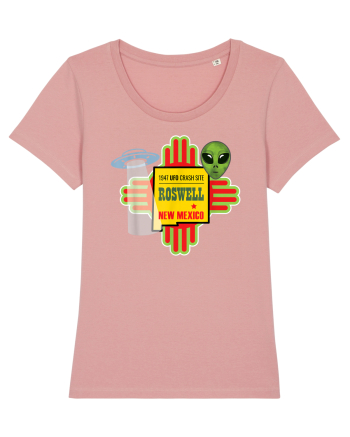 New Mexico UFO Alien Crash Site 1947 Zia Symbol Canyon Pink