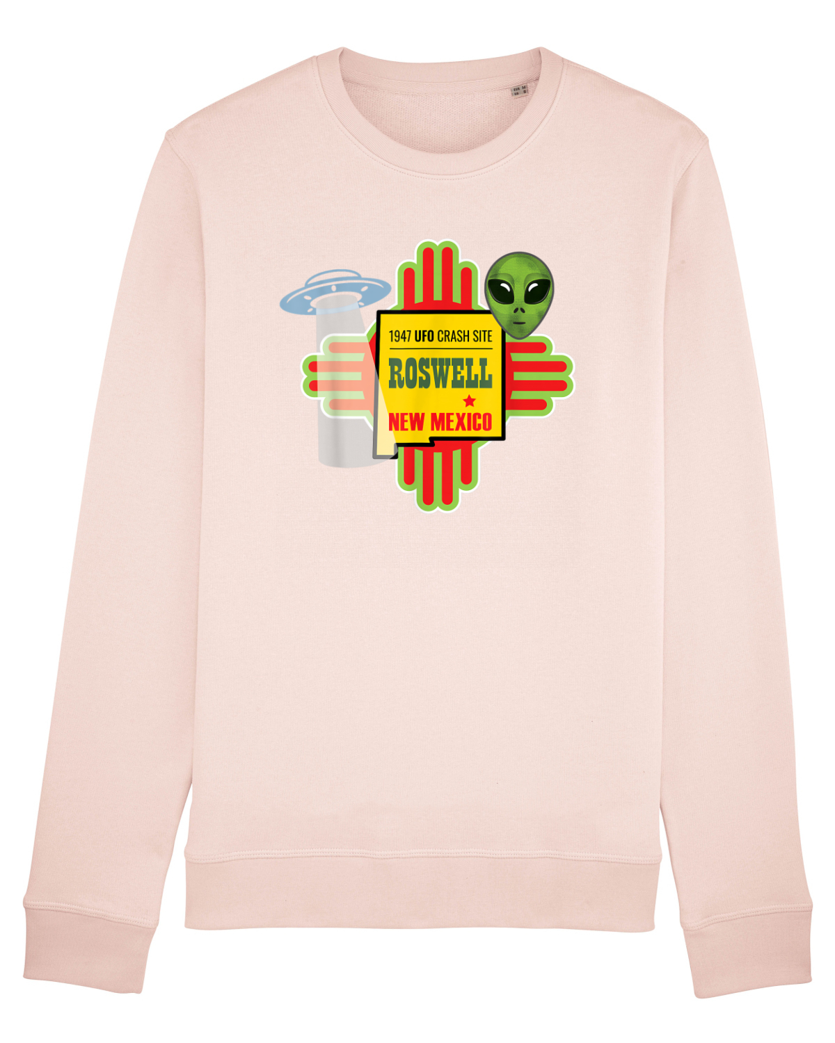 Bluză mânecă lungă Unisex Rise Candy Pink