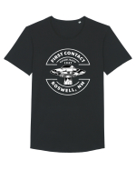 Roswell UFO Alien Conspiracy Theory Tricou mânecă scurtă guler larg Bărbat Skater