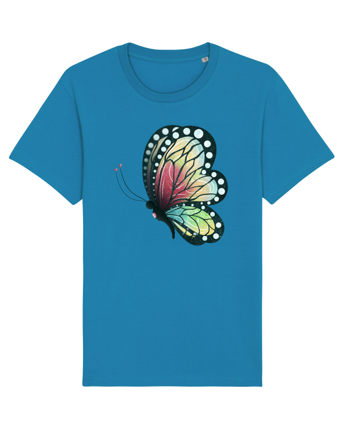 Tricou mânecă scurtă Unisex Rocker Azur