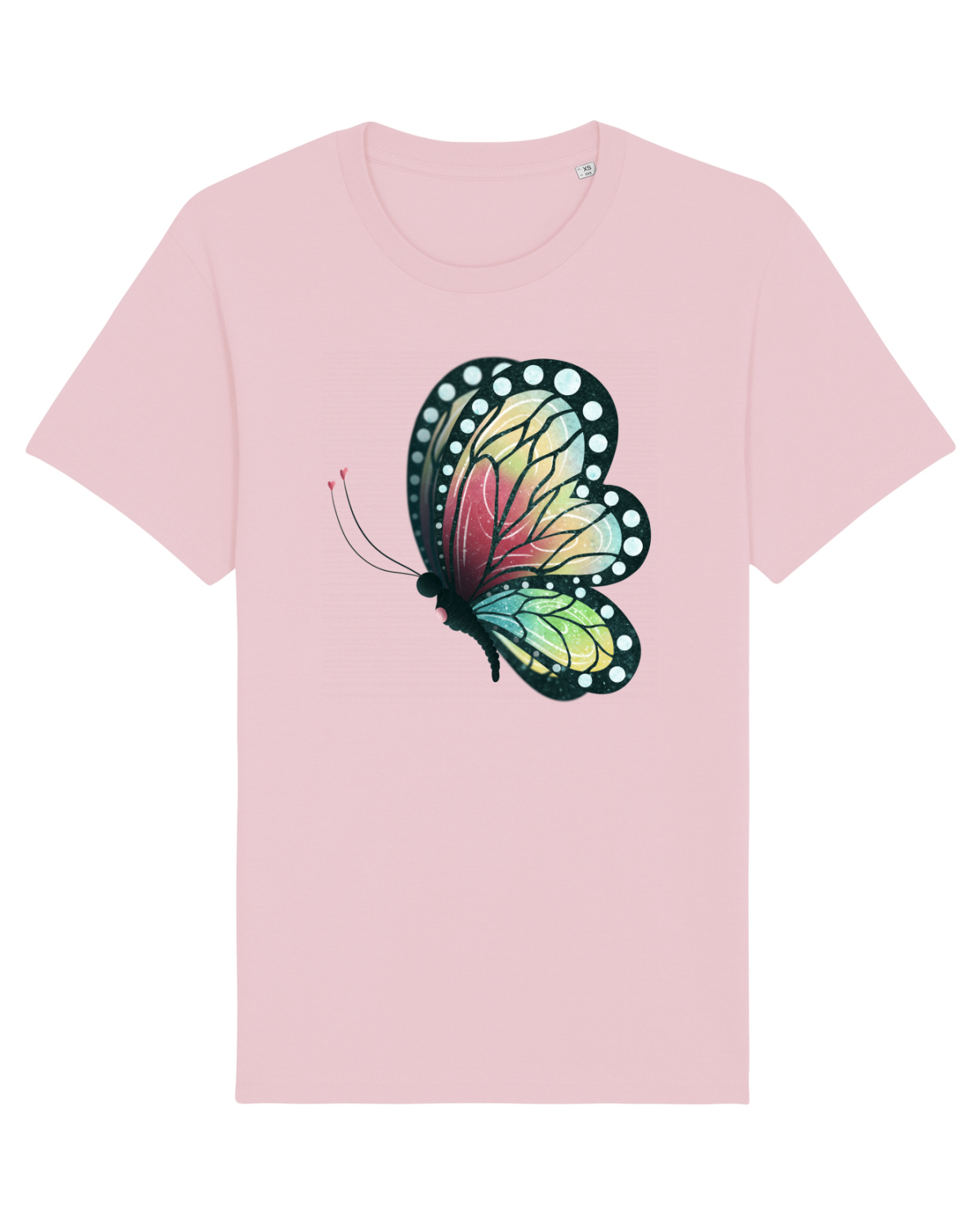 Tricou mânecă scurtă Unisex Rocker Cotton Pink