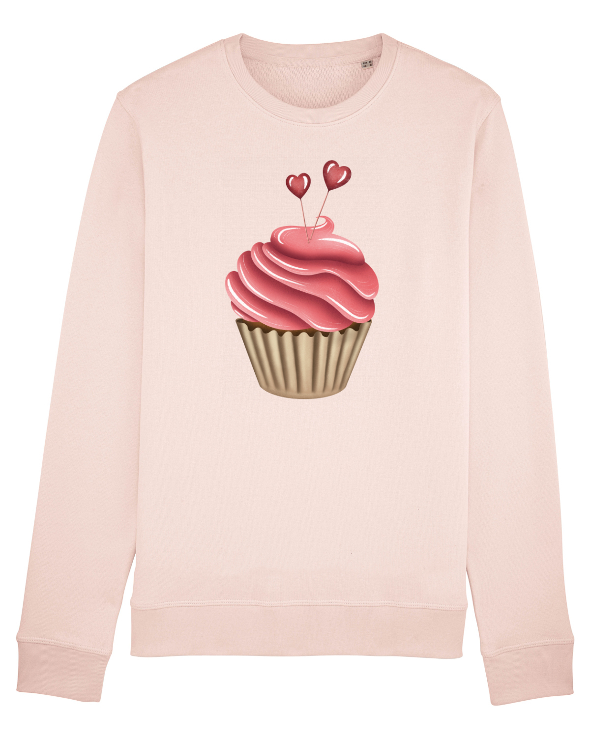 Bluză mânecă lungă Unisex Rise Candy Pink
