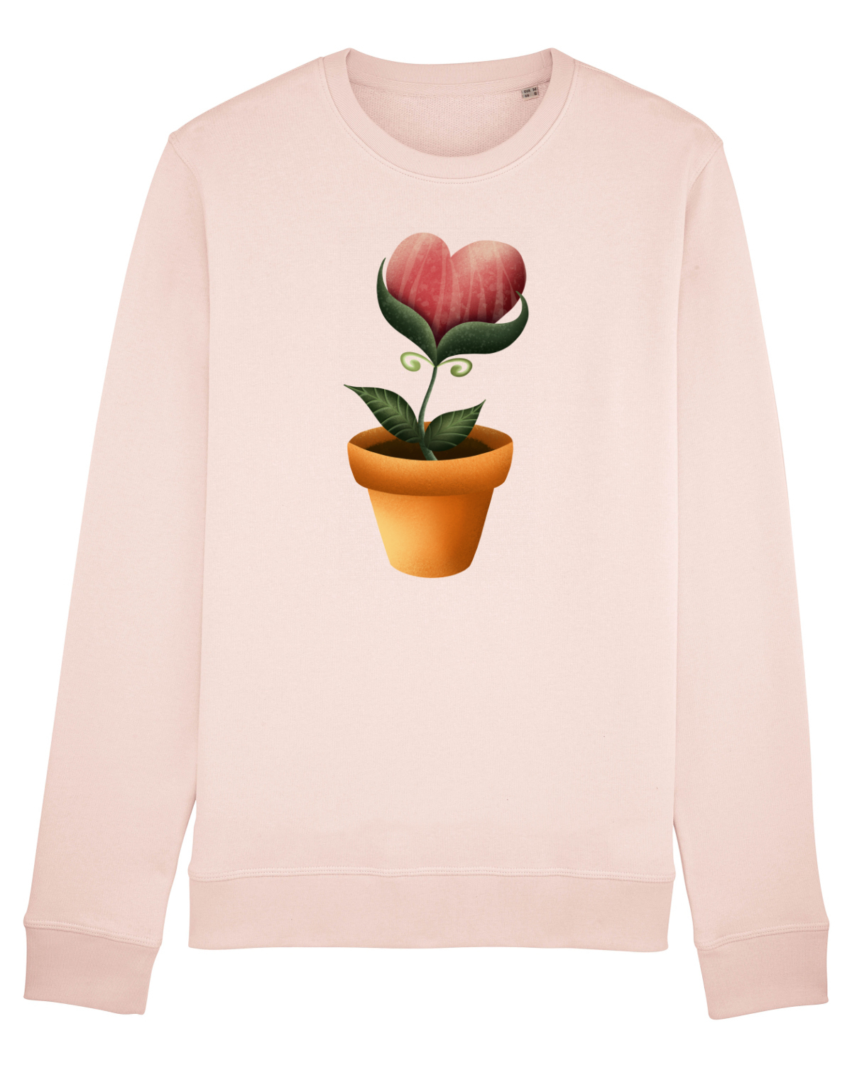 Bluză mânecă lungă Unisex Rise Candy Pink