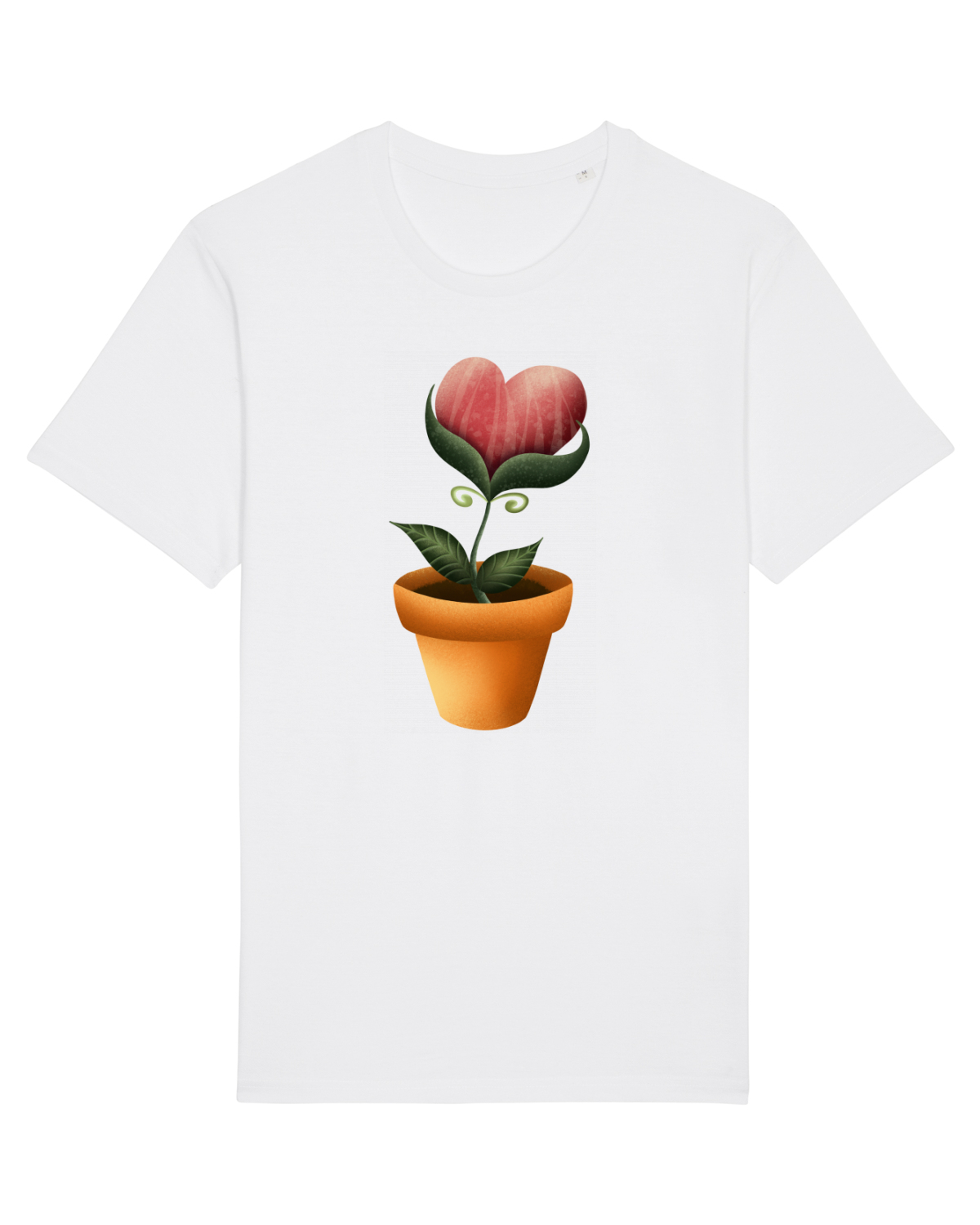 Tricou mânecă scurtă Unisex Rocker White