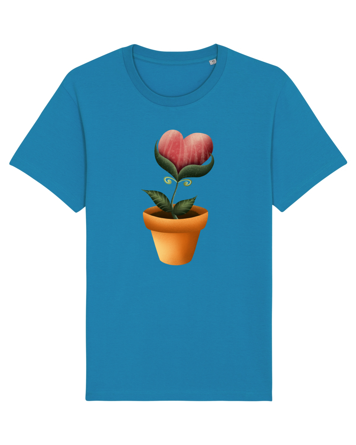 Tricou mânecă scurtă Unisex Rocker Azur