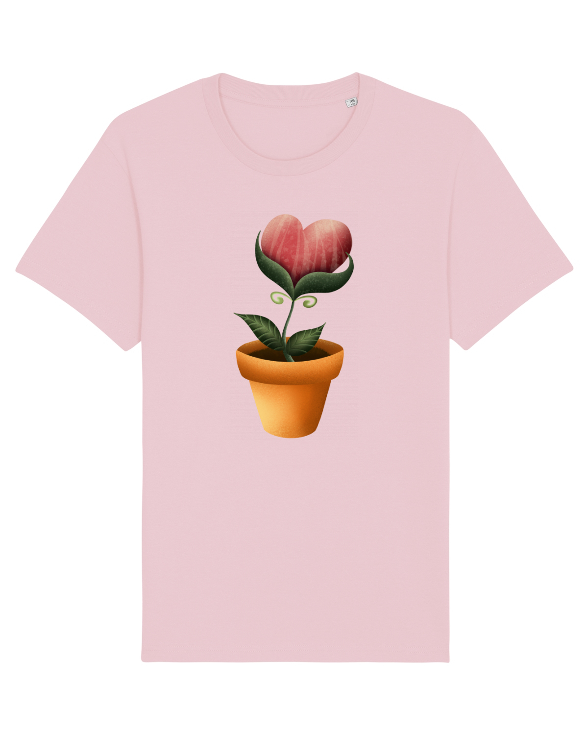 Tricou mânecă scurtă Unisex Rocker Cotton Pink