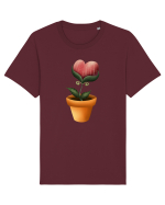 Flower of Heart Tricou mânecă scurtă Unisex Rocker