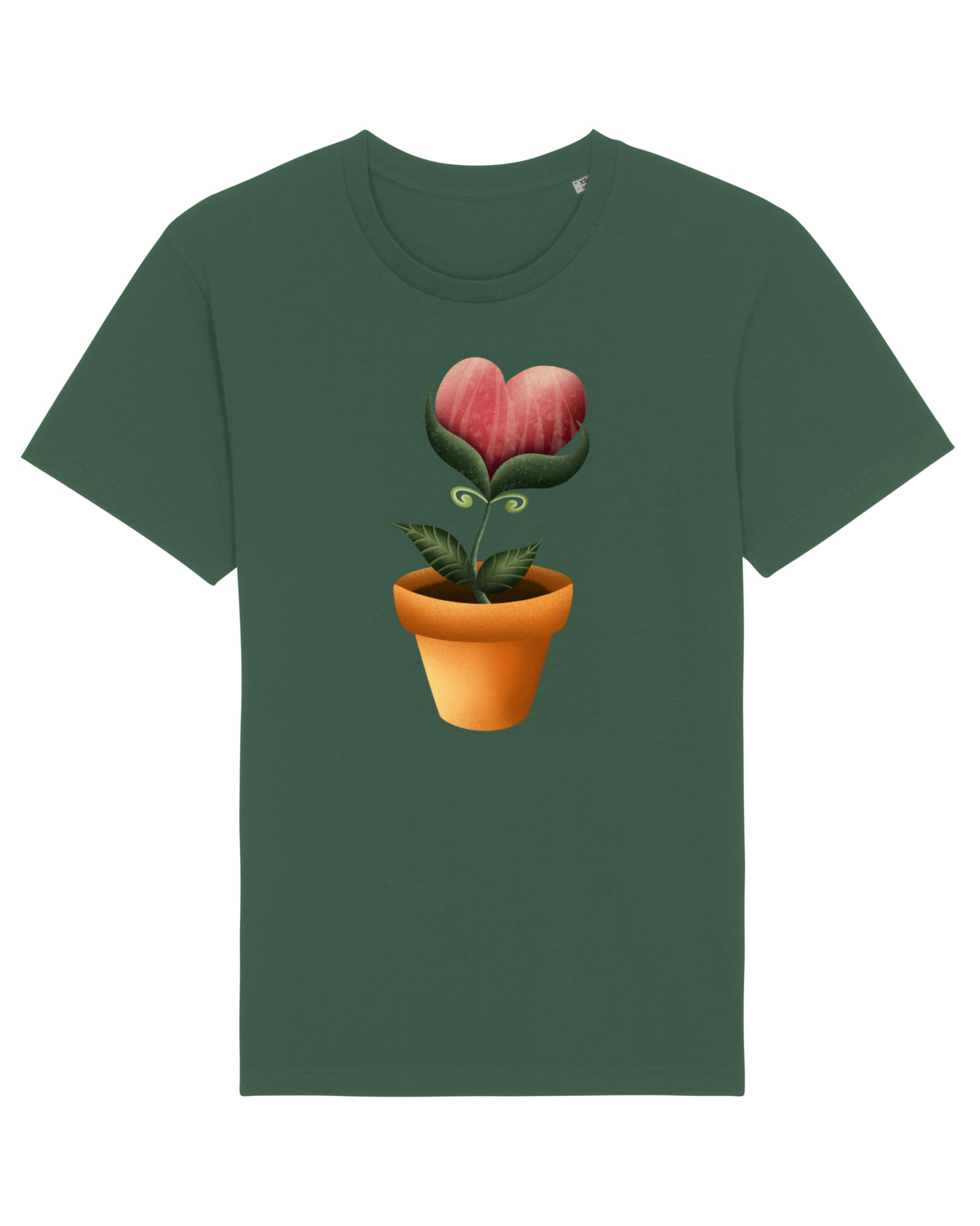 Tricou mânecă scurtă Unisex Rocker Bottle Green