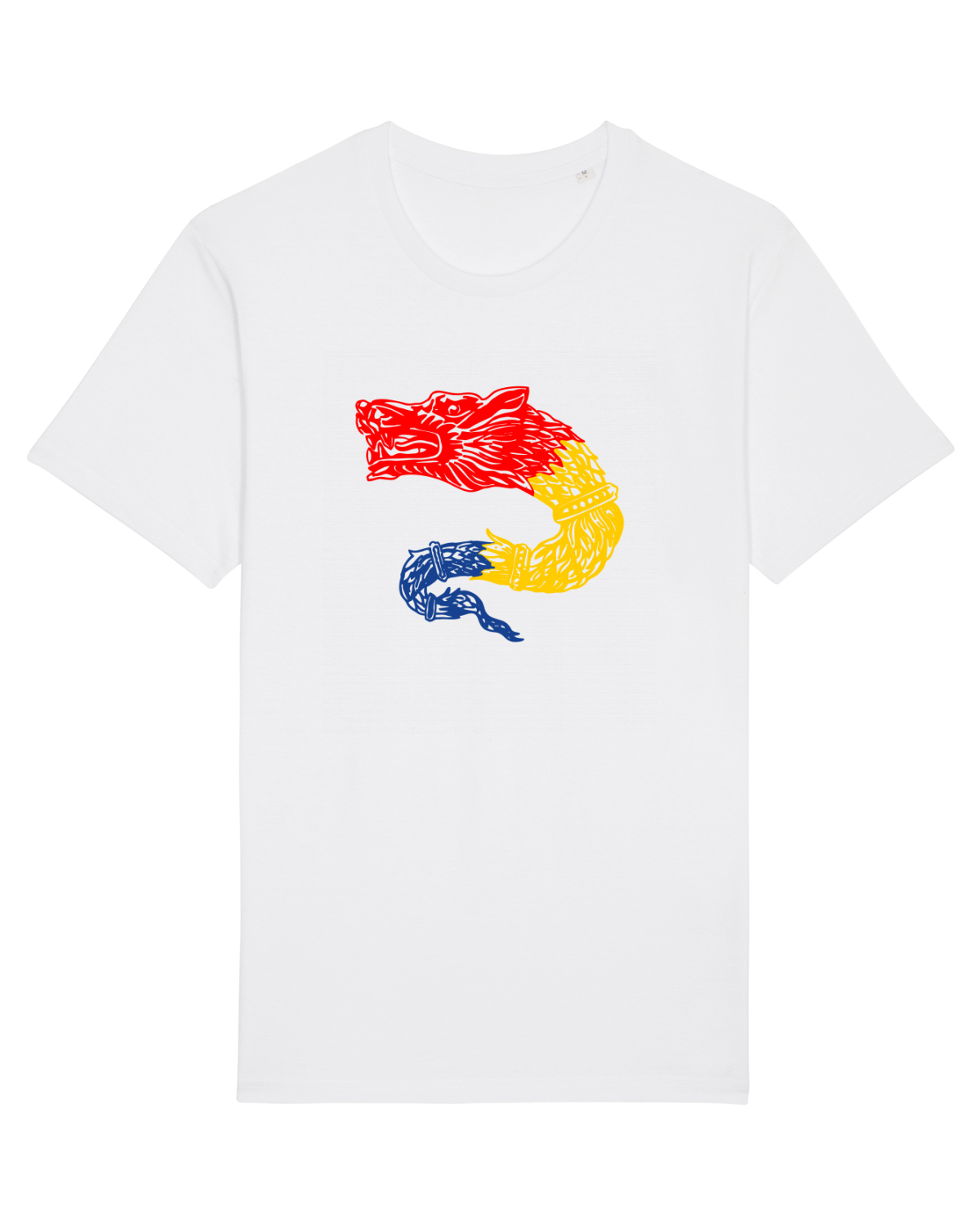 Tricou mânecă scurtă Unisex Rocker White