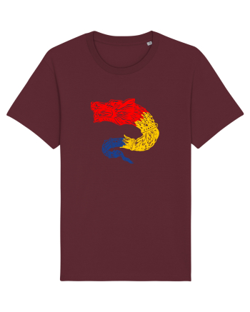 Simboluri dacice - Lupul 19. Burgundy