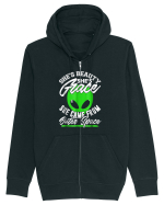 She Is  Beauty She Is Grace Outer Space Hanorac cu fermoar Unisex Connector