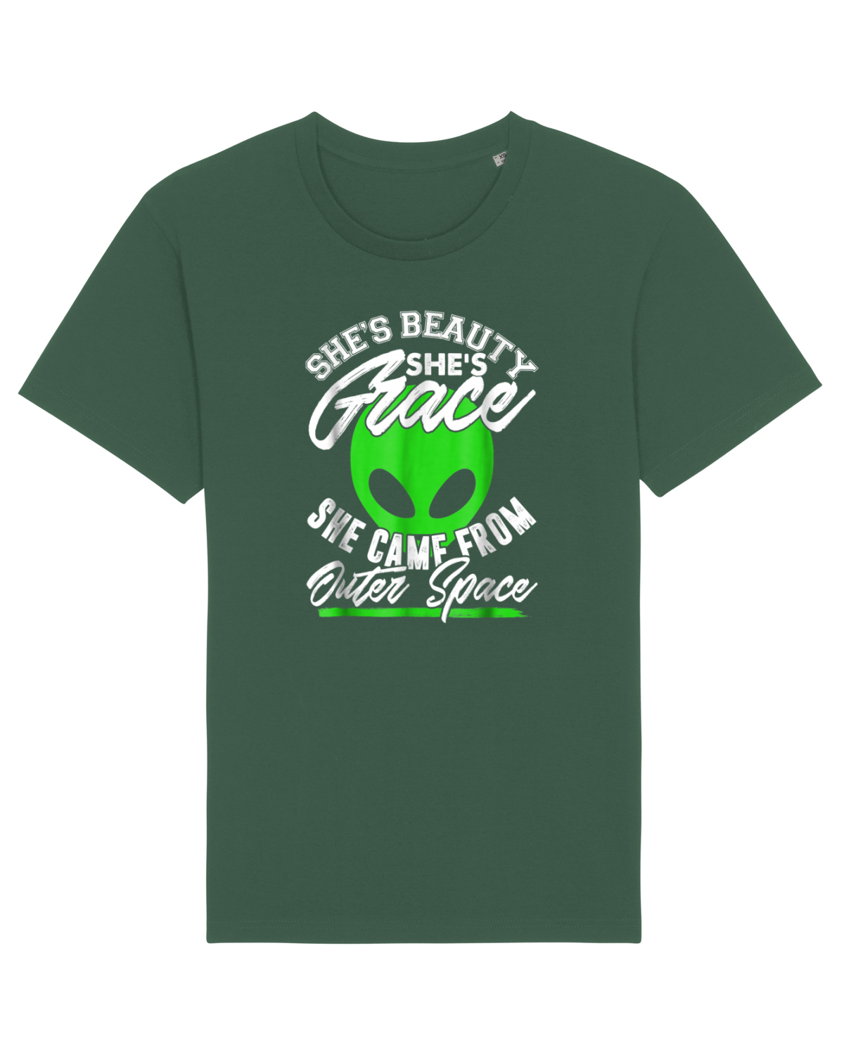 Tricou mânecă scurtă Unisex Rocker Bottle Green
