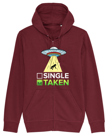 Single Or Taken Alien Burgundy