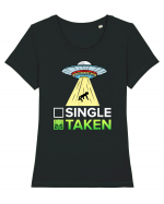 Single Or Taken Alien Tricou mânecă scurtă guler larg fitted Damă Expresser