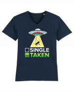 Single Or Taken Alien Tricou mânecă scurtă guler V Bărbat Presenter