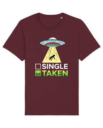 Single Or Taken Alien Burgundy
