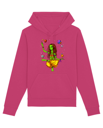 Space Alien Hippie Yoga Zen Meditation Psychedelic Raspberry