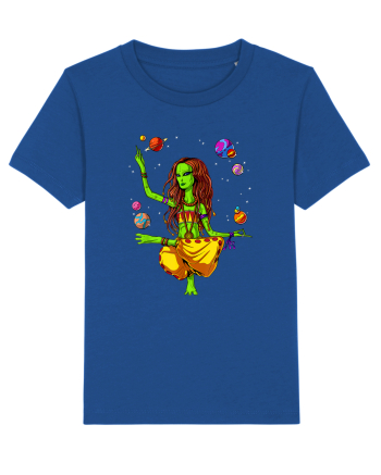 Space Alien Hippie Yoga Zen Meditation Psychedelic Majorelle Blue