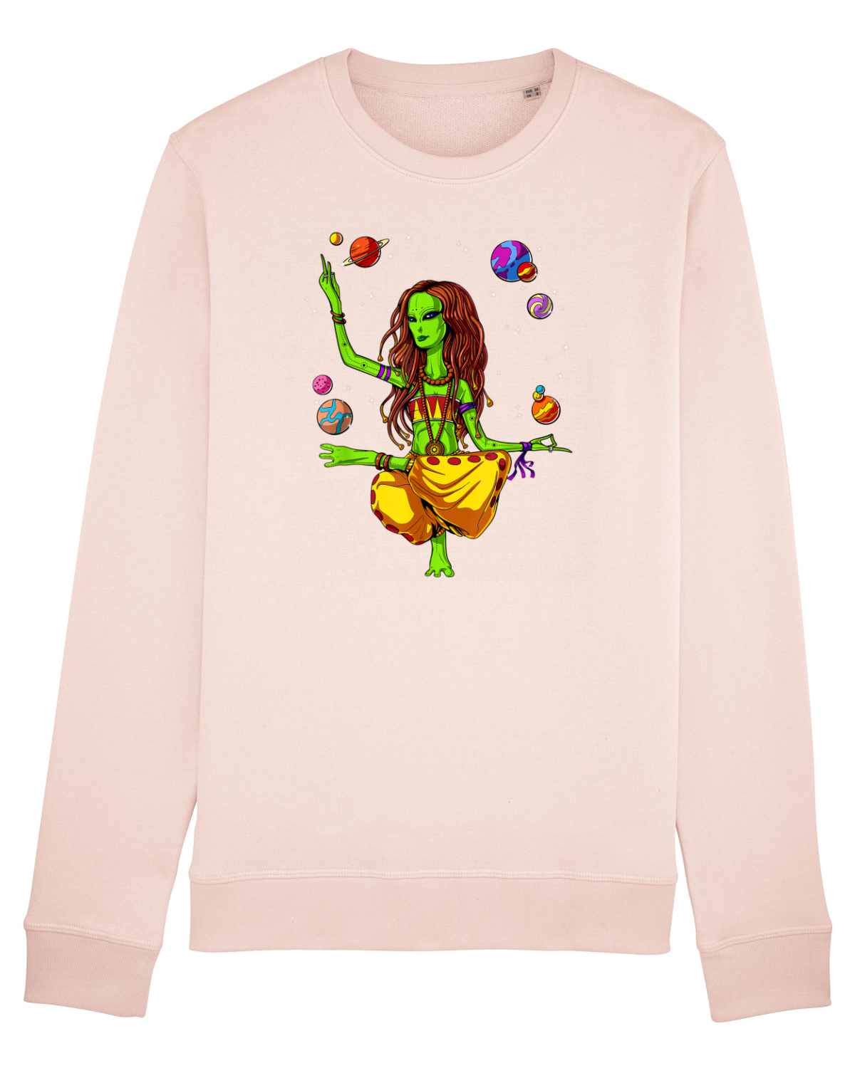 Bluză mânecă lungă Unisex Rise Candy Pink