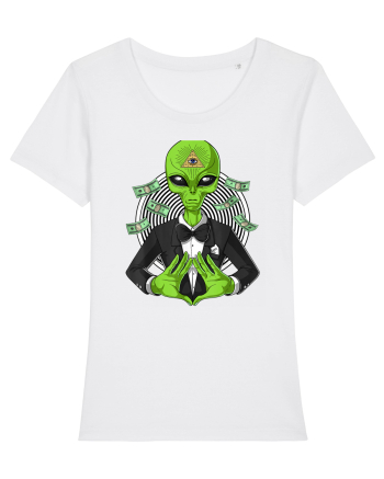 Space Alien Illuminati Occult UFO Conspiracy White