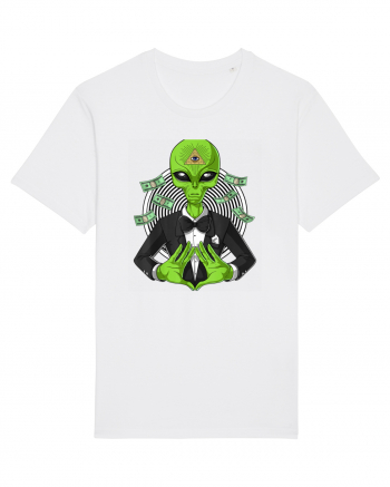 Space Alien Illuminati Occult UFO Conspiracy White