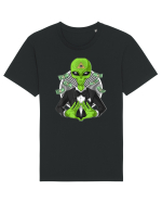 Space Alien Illuminati Occult UFO Conspiracy Tricou mânecă scurtă Unisex Rocker