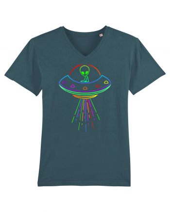 Space Alien UFO Neon Lights Rave Stargazer