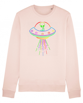 Space Alien UFO Neon Lights Rave Candy Pink