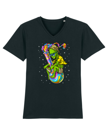 Space Alien Weed Bong Stoner Psychedelic Black