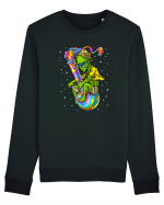 Space Alien Weed Bong Stoner Psychedelic Bluză mânecă lungă Unisex Rise