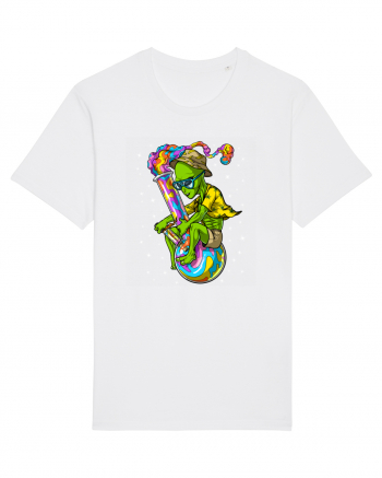 Space Alien Weed Bong Stoner Psychedelic White