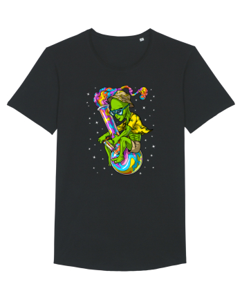Space Alien Weed Bong Stoner Psychedelic Black