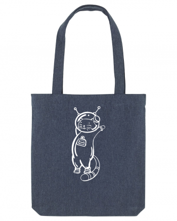 Space Cat Kitty Lovers Midnight Blue