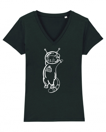 Space Cat Kitty Lovers Black